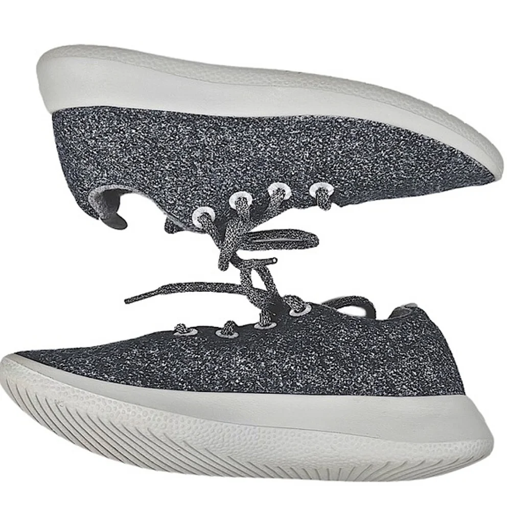 Allbirds Womans Gray Wool Runners Size 8